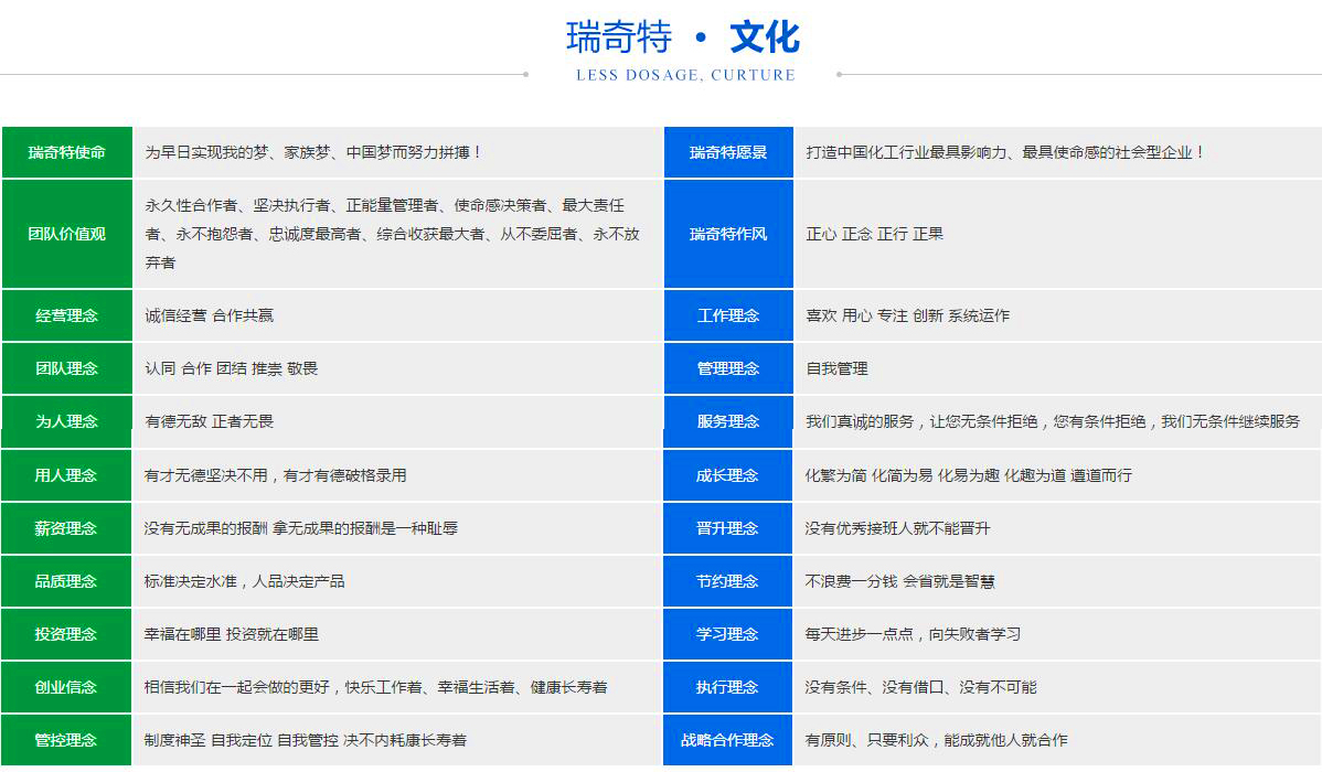 瑞奇特企業(yè)文化